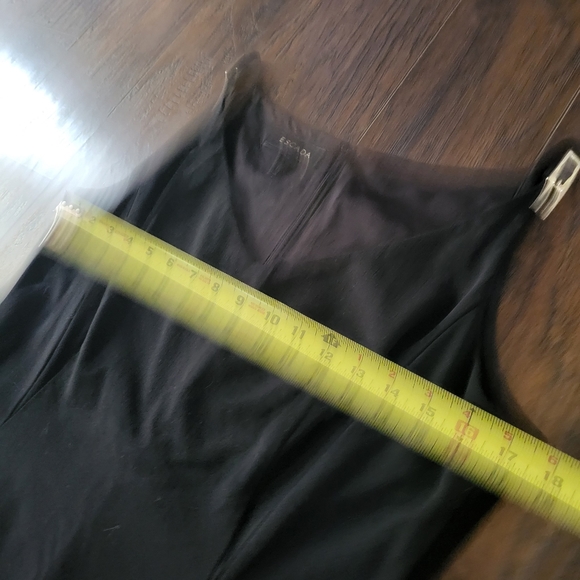 Escada Black V Neck Sheath Dress - Picture 7 of 12